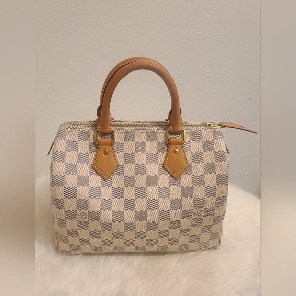 Louis Vuitton DAMIER AZUR SPEEDY 25 - Picture 1 of 4